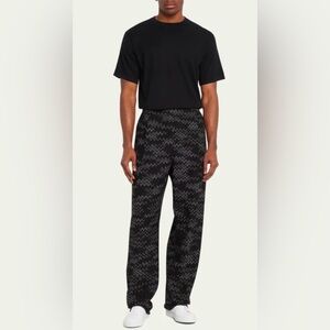 Missoni Black and White Zigzag Patterned Garment